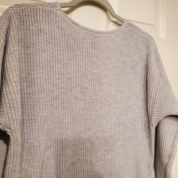 Cabi Asymmetrical Deep V Size Zip Pullover Sweater Sz M - Picture 10 of 14